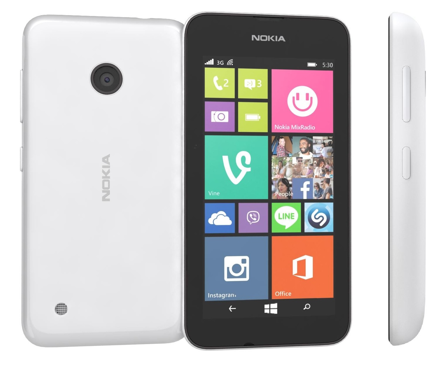 New Nokia Lumia Unlocked Gsm Windows Quad Core Phone Grey Ebay