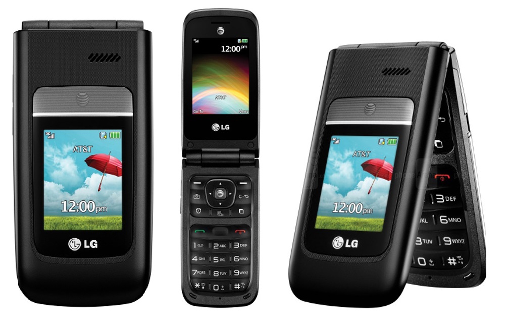 New Lg A380 Atandt Unlocked Gsm 3g Flip Camera Cell Phone Black Ebay