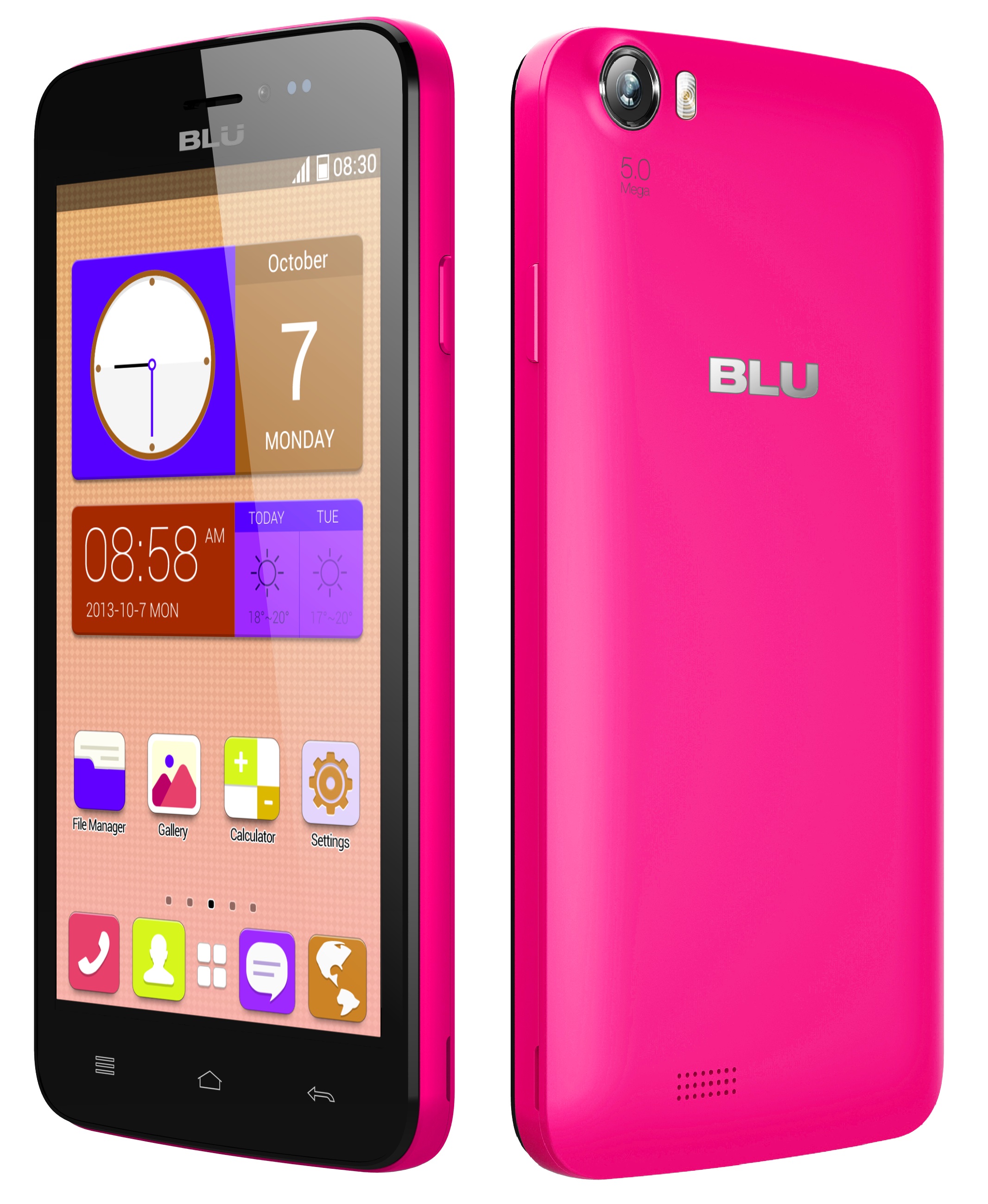 New BLU Studio 5.0 C D536L Unlocked GSM DualSIM Android Cell Phone Black