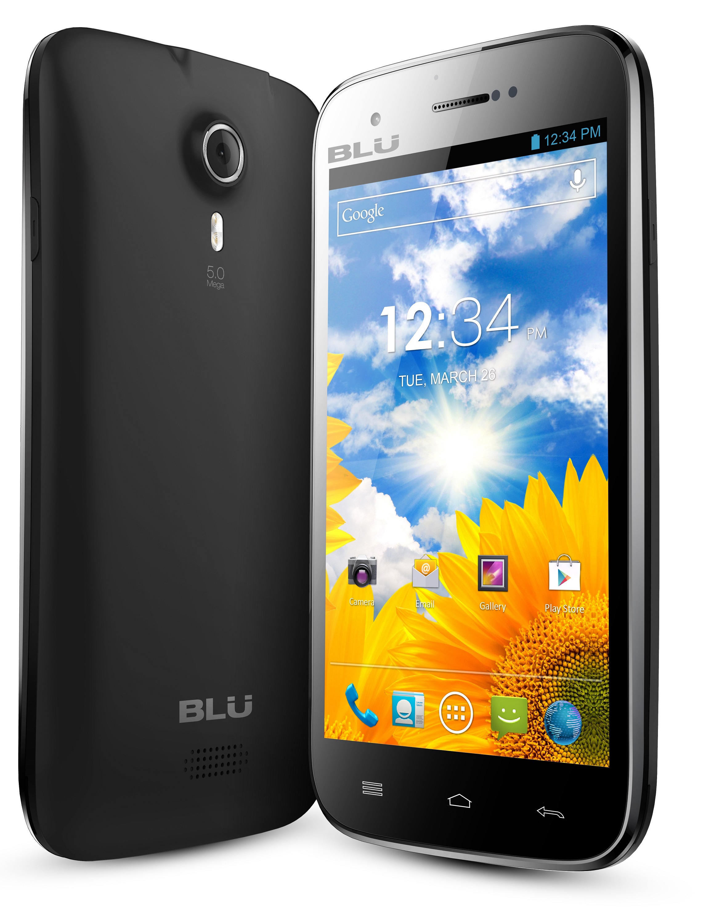 New BLU Studio 5.0 D530 Unlocked GSM DualSIM Android Cell Phone